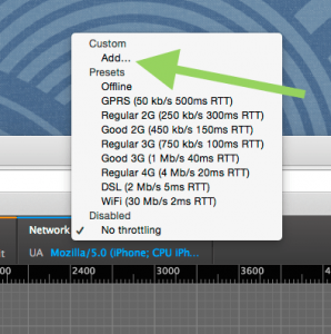 Custom Chrome Network Throttling – Joseph Scott